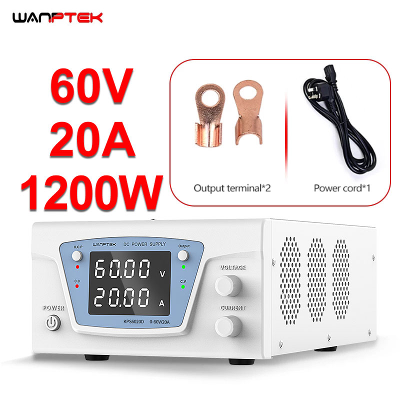 High Power 60V 20A Bench Power Supply - مزود طاقة مختبري قابل للتعديل من