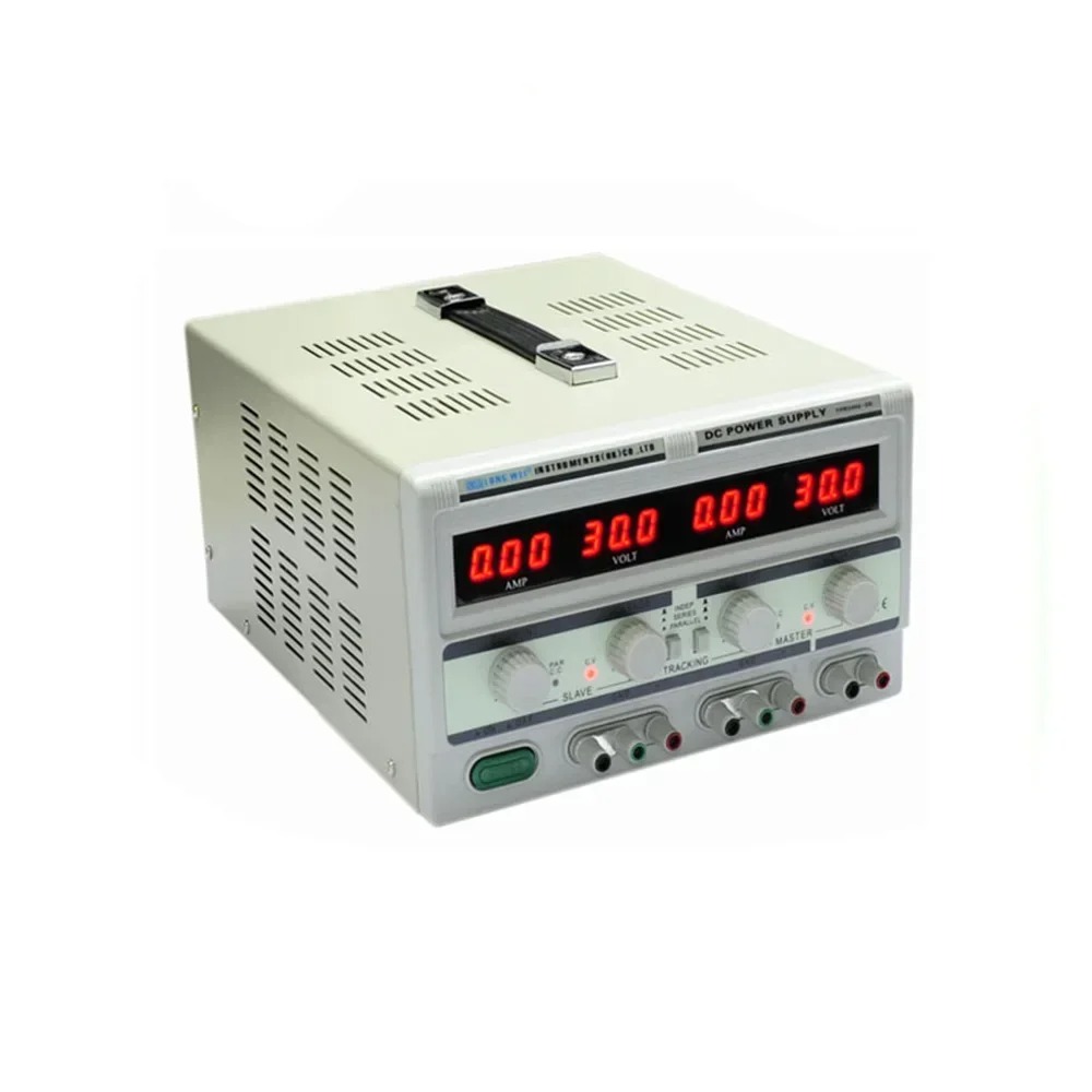 Dual Channel Linear Power Supply 30V 5A - مصدر طاقة خطي منظم ثنائي القناة