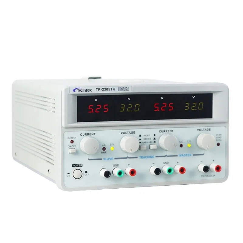Dual Channel Linear Power Supply 30V 5A - مصدر طاقة تيار مستمر مزدوج القناة