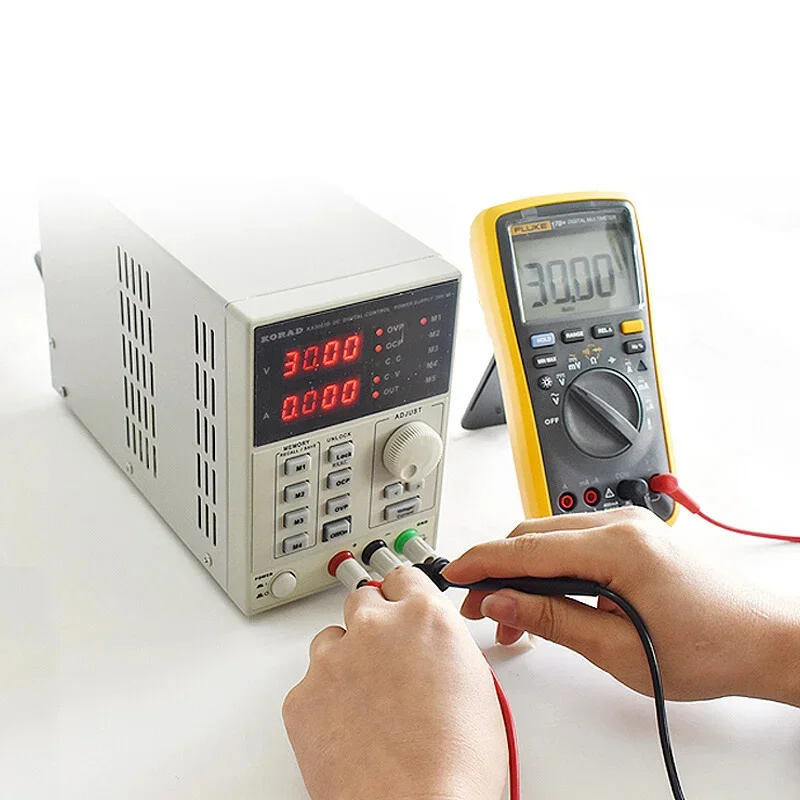 مصدر طاقة تيار مستمر خطي منظم  - مراجعة Programmable Dc Power Supply 60V 10A وسعره