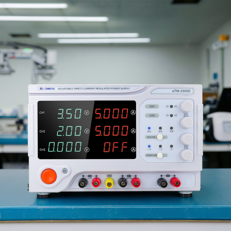 مصدر طاقة خطي لسطح المكتب مكون - مراجعة Dual Channel Linear Power Supply 30V 5A وسعره