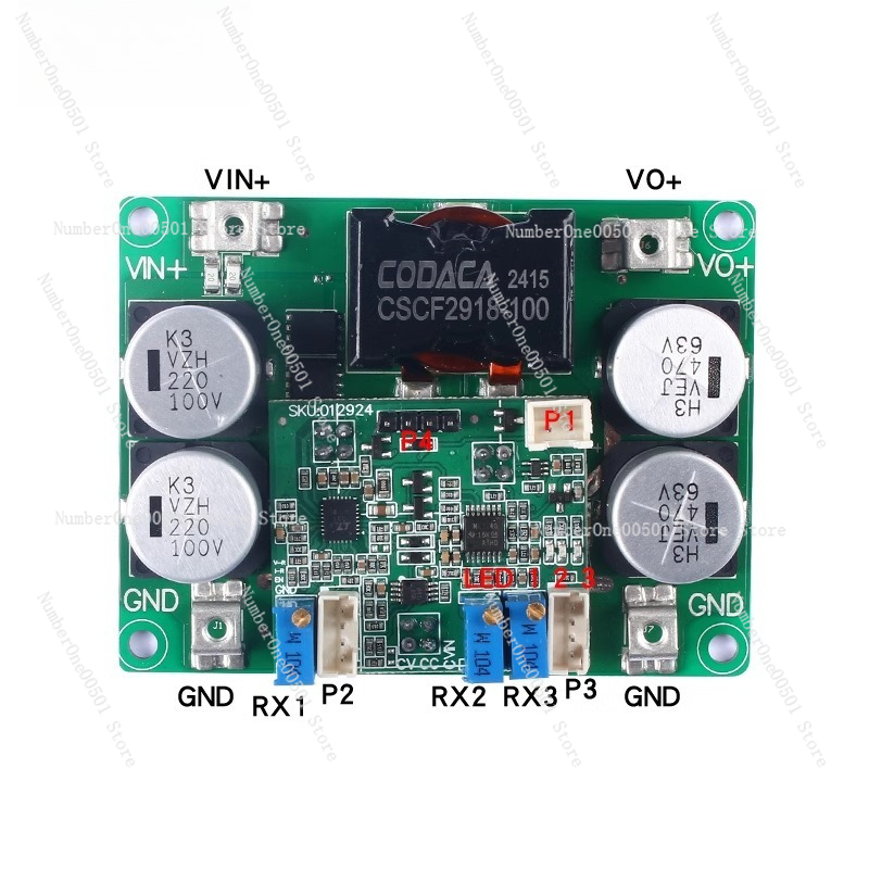 1000 واط DC-DC وحدة إمداد الطا - مراجعة Step Down Dc Power Supply Module 1000W وسعره