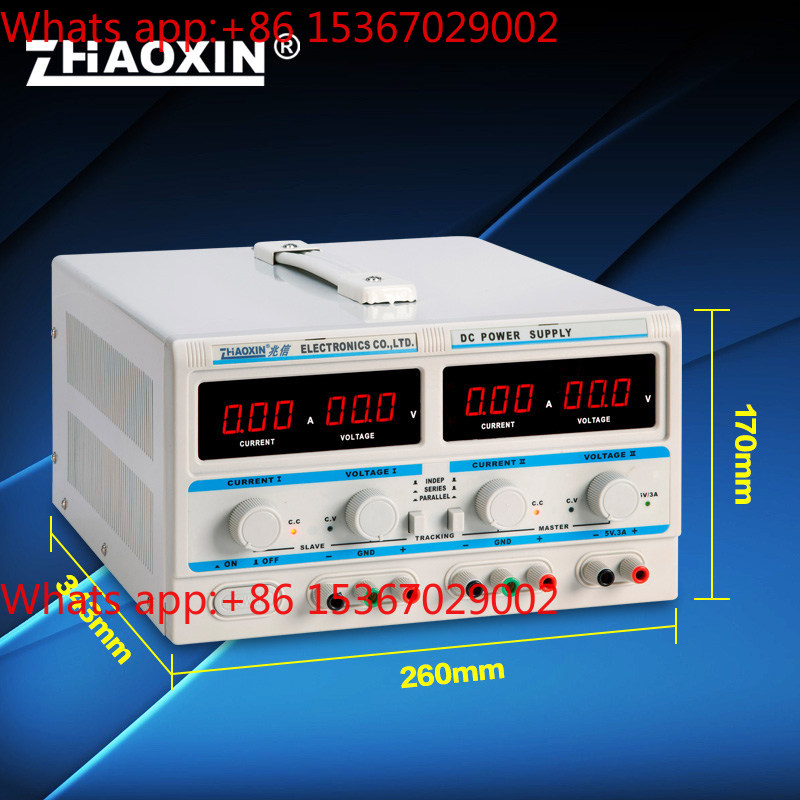 مصدر طاقة خطي مزدوج القناة RXN - مراجعة Dual Channel Linear Power Supply 30V 5A وسعره