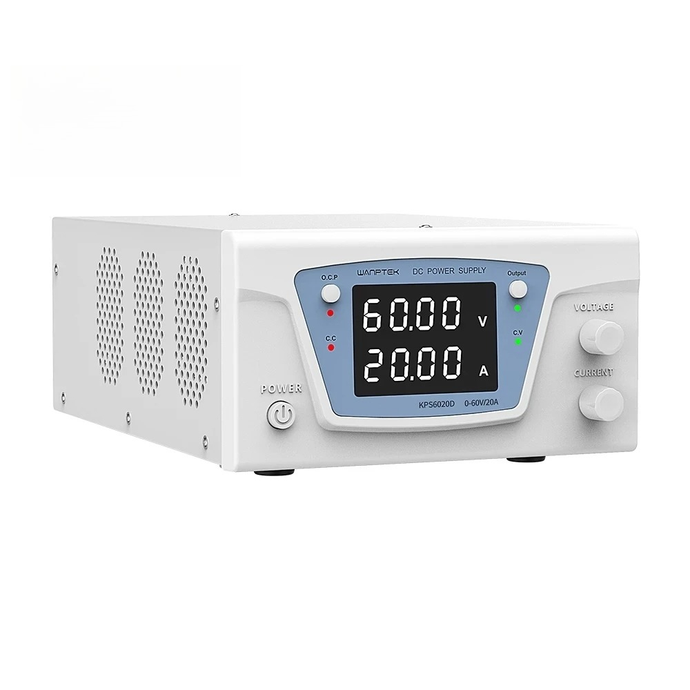 مزود طاقة تيار مستمر بشاشة LED - مراجعة High Power 60V 20A Bench Power Supply وسعره