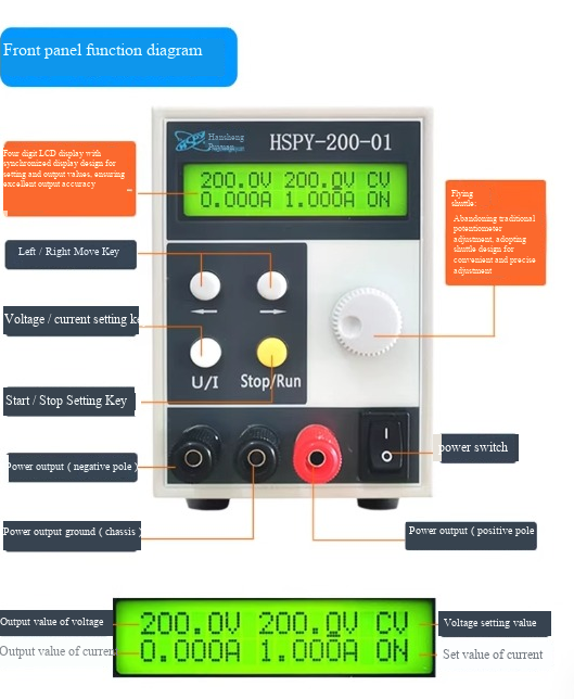 مصدر طاقة مختبري تيار مستمر رب - مراجعة Switching Dc Power Supply 300V 1A وسعره