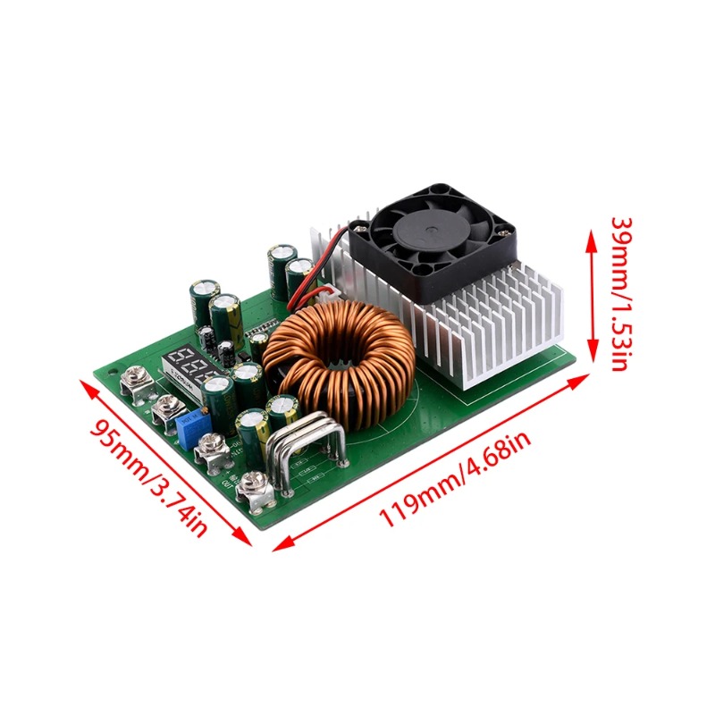 محول تيار مستمر إلى تيار مستمر - مراجعة Step Down Dc Power Supply Module 1000W وسعره