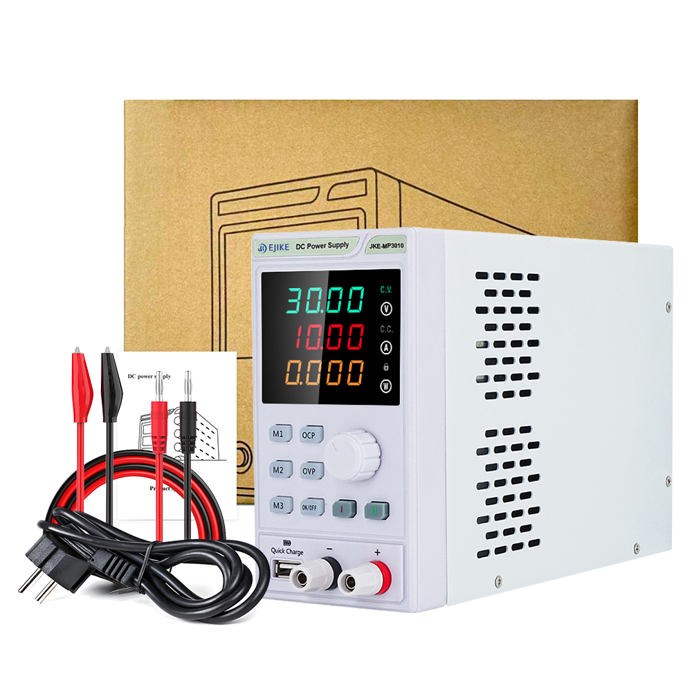 مصدر طاقة تيار مستمر EJIKE بقد - مراجعة Programmable Dc Power Supply 60V 10A وسعره