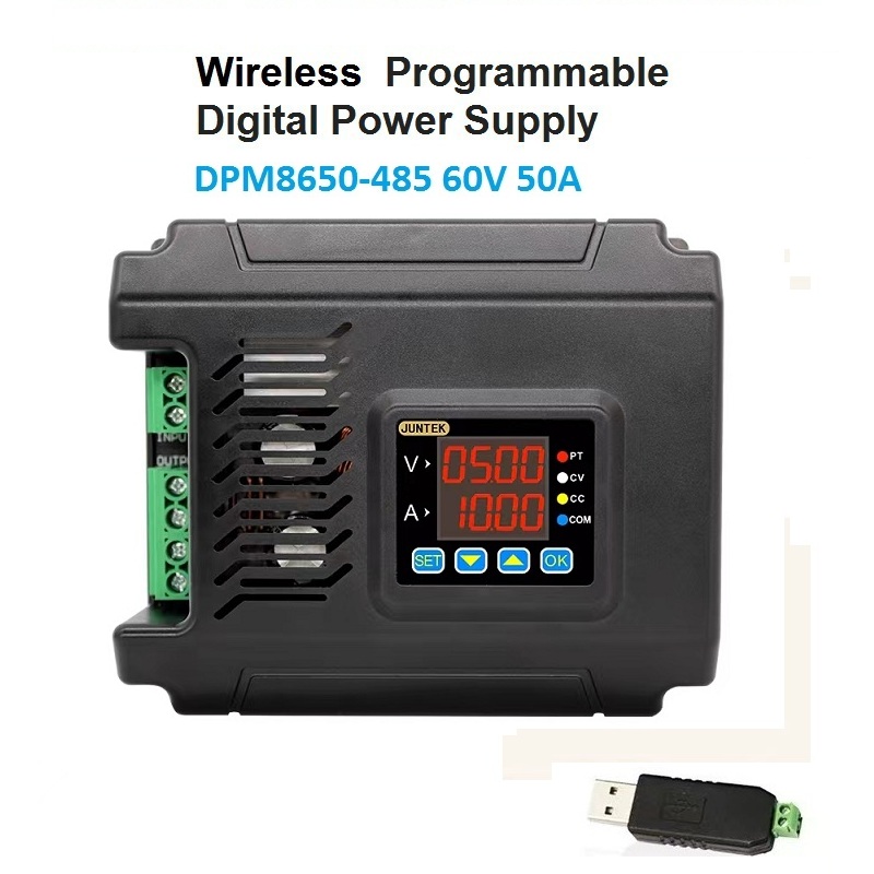 JUNTEK DPM8650 60 فولت 50A 485 - مراجعة Programmable Dc Power Supply 60V 10A وسعره
